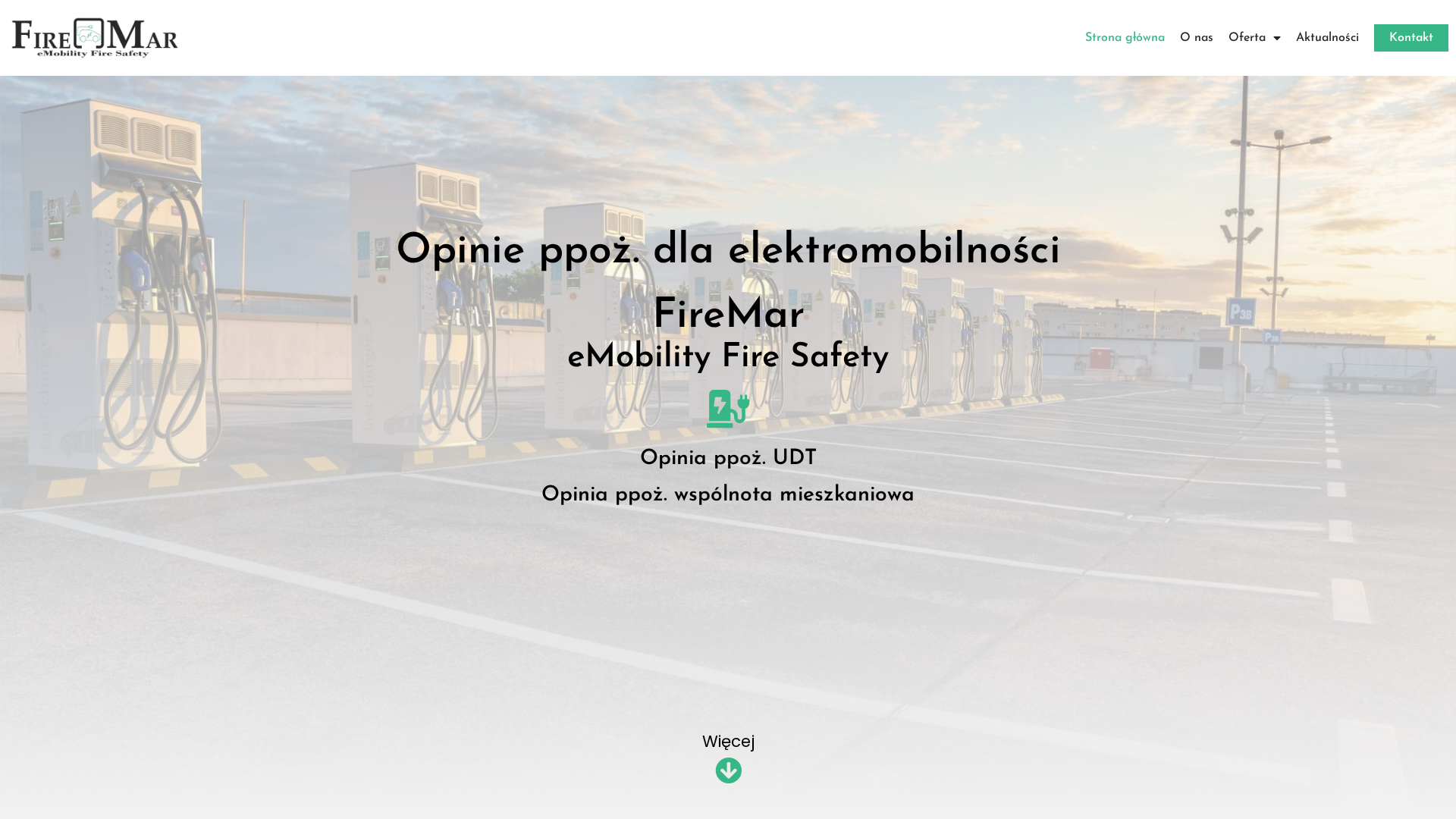 Podgląd strony Opinie ppoż. elektromobilność FireMar
